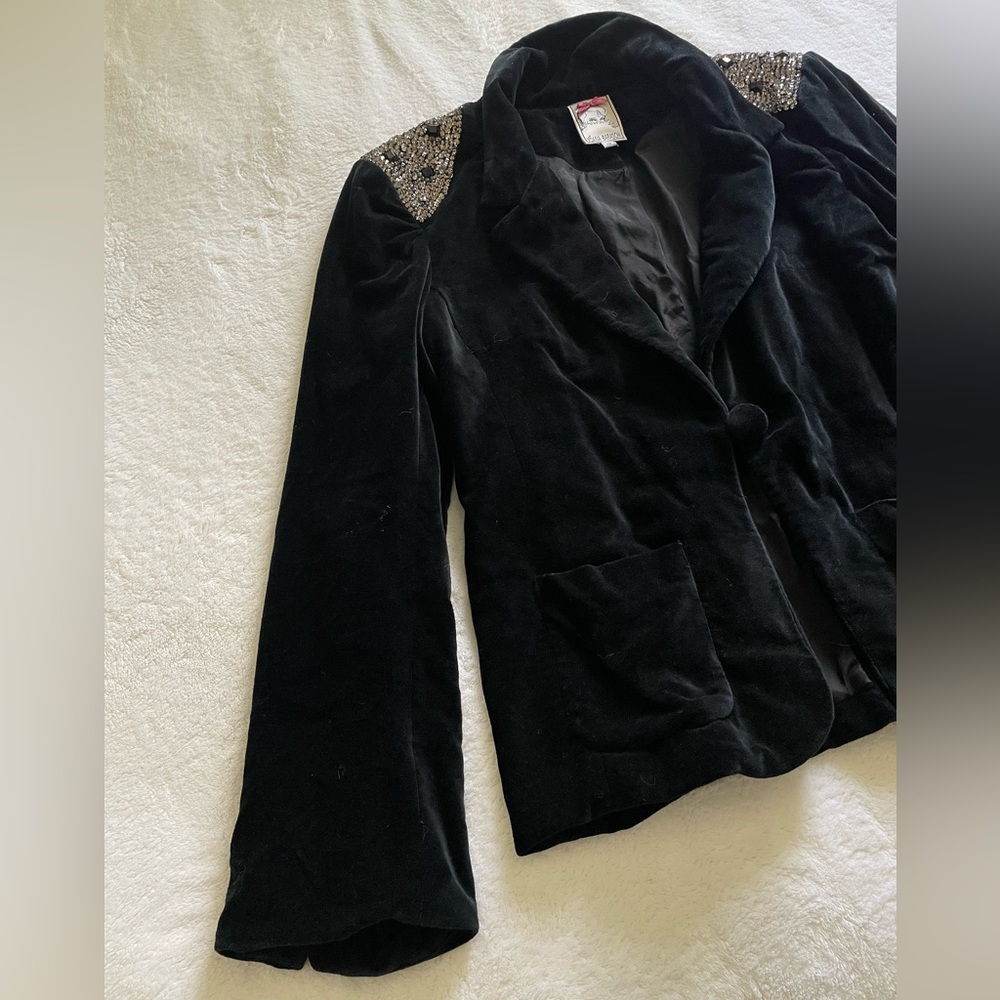 Yoana Baraschi Blazer with embellished shoulders - Picture 3 of 11